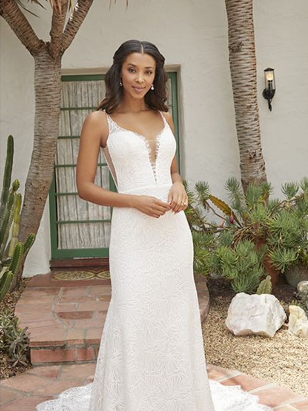 Beloved by Casablanca Bridal BL381 River gown. Ivory, Sorbet, Ivory